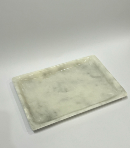 WHITE RECTANGULAR TRAY