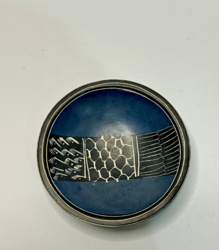 BLACK ABSTRACT ART TRINKET