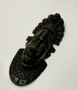 Carved African Face Mask | Traditional Handcrafted Wooden Decor