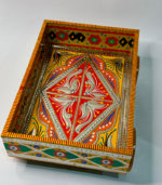 Chamak Patti Trolly Tray Small | Compact Serving Tray