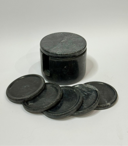 Black Marble COASTERS SET OF 6 - SMALL