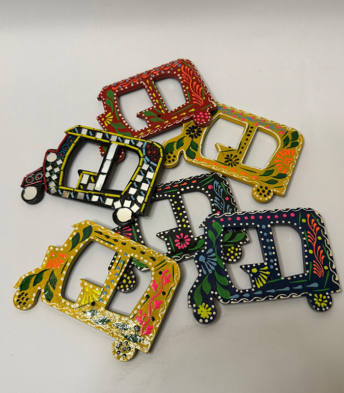 Fridge Magnet Rikshaw