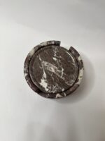 RED ZEBRA COASTERS SET OF 6 - LARGE