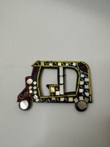 Fridge Magnet Rikshaw