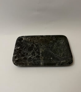 BLACK ZEBRA RECTANGULAR TRAY - SMALL