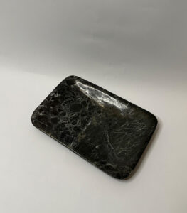 BLACK ZEBRA RECTANGULAR TRAY - SMALL