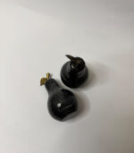 BLACK PEAR SHAPED PAPER WEIGHT