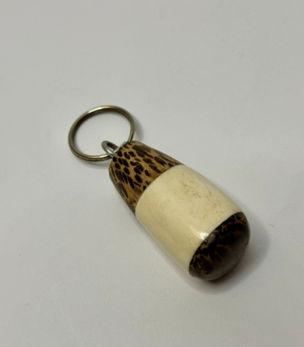Handcarved Ivory & Wooden Keychains