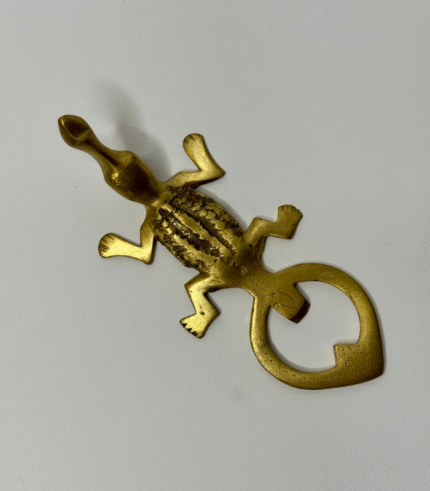 Alligator Bottle Opener in Brass